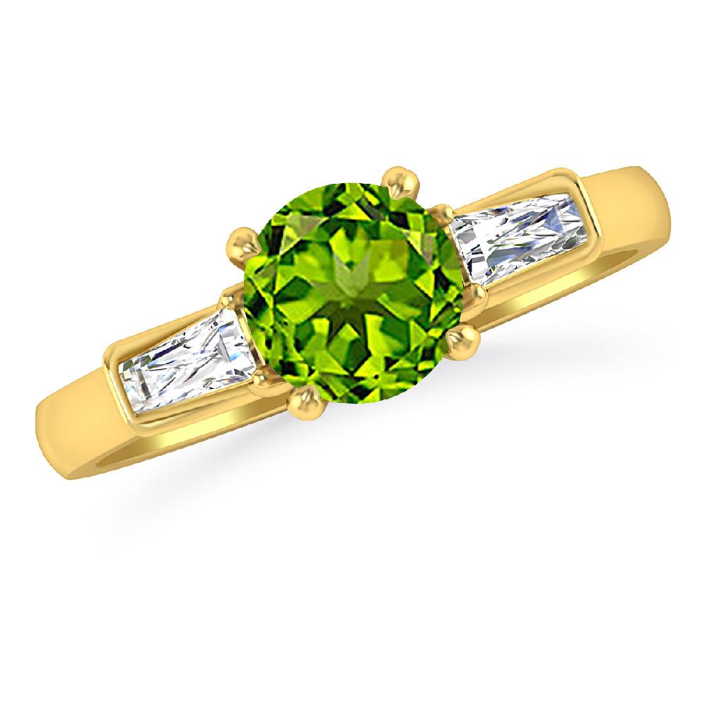 Yellow Gold - Peridot