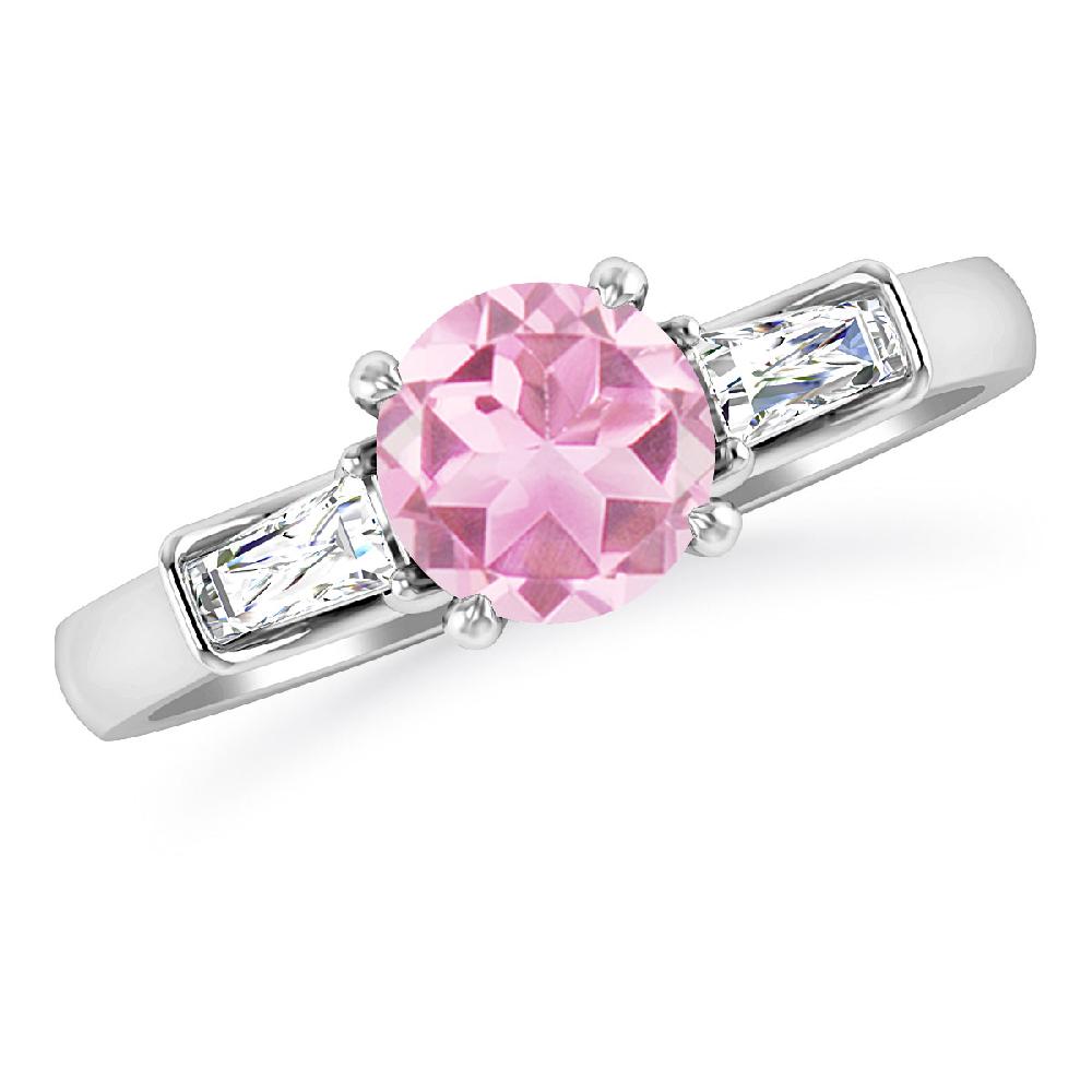 White Gold - Pink Tourmaline