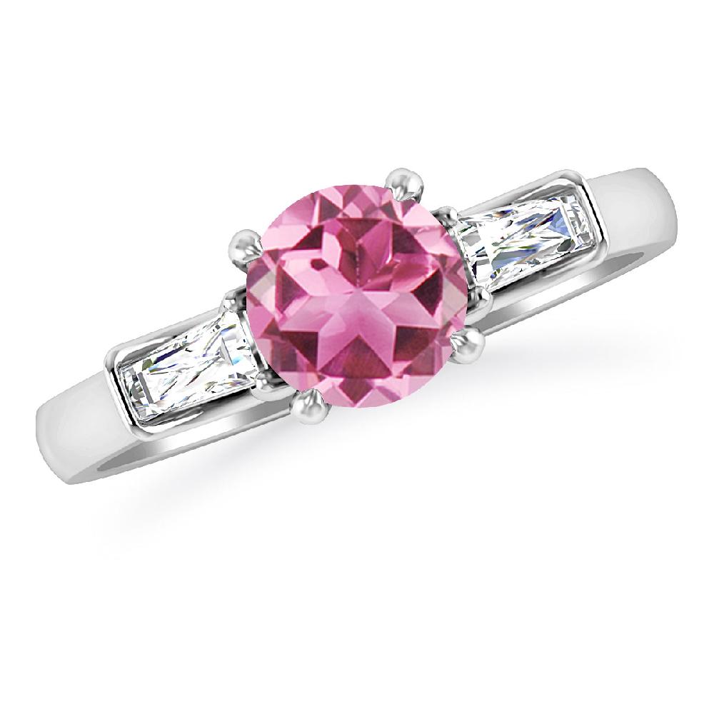 White Gold - Pink Tourmaline