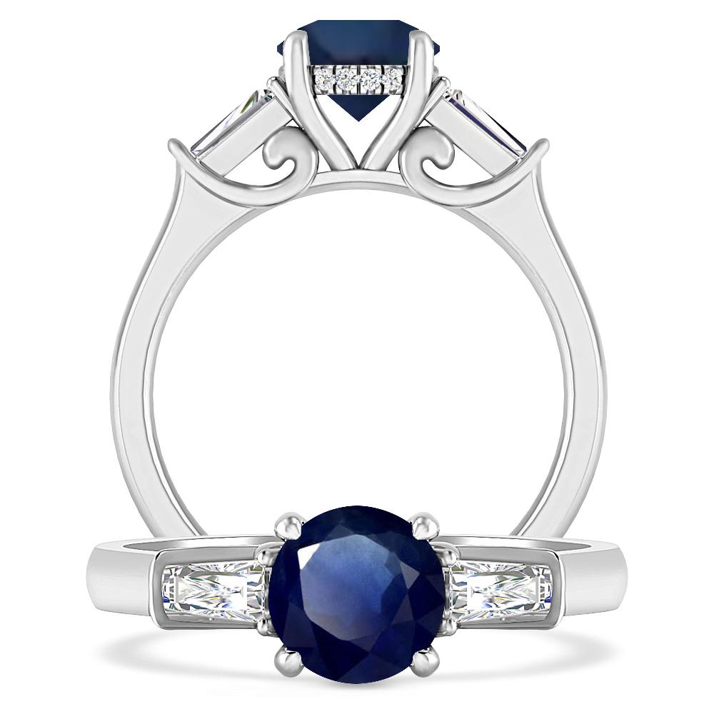 White Gold - Sapphire