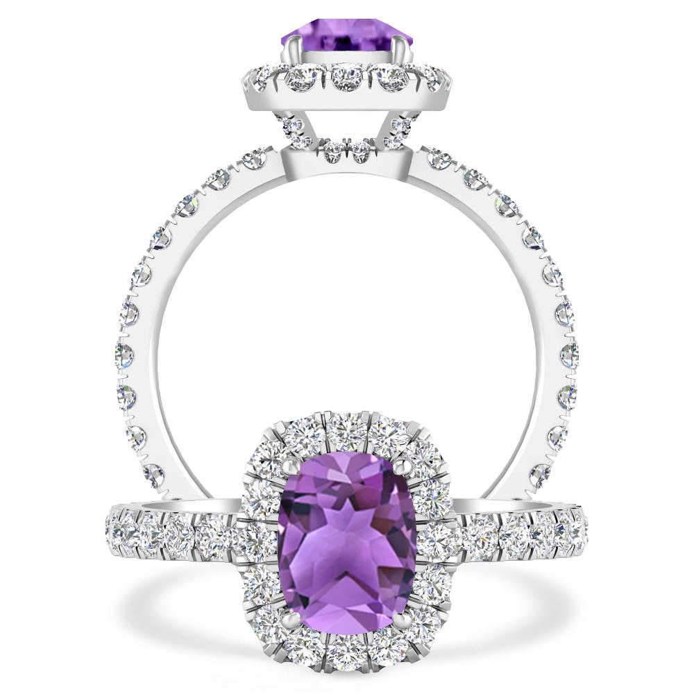 White Gold - Amethyst