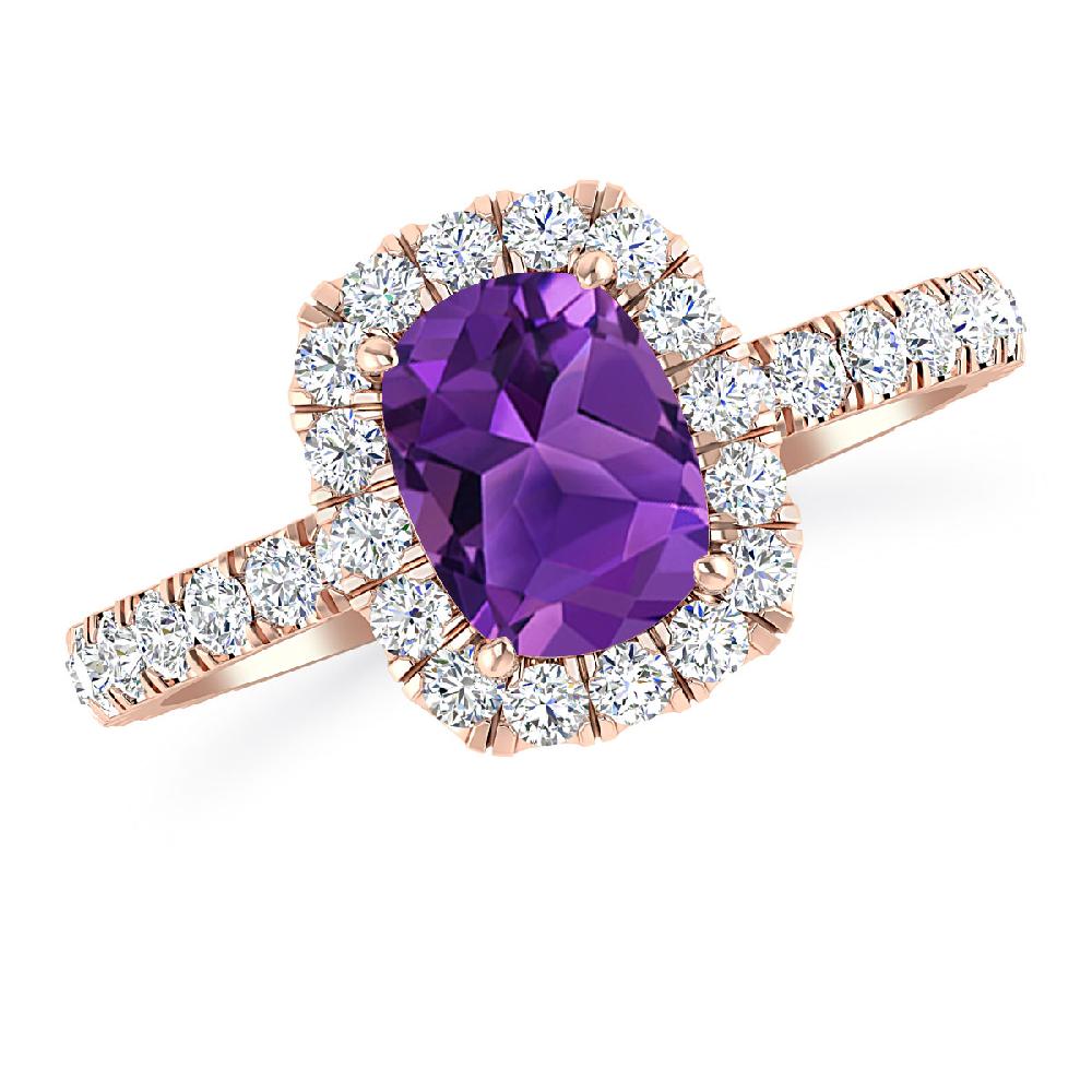 Rose Gold - Amethyst