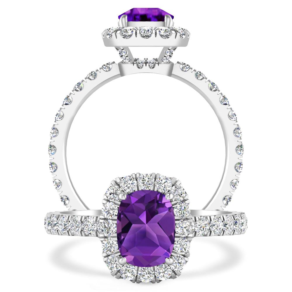 White Gold - Amethyst