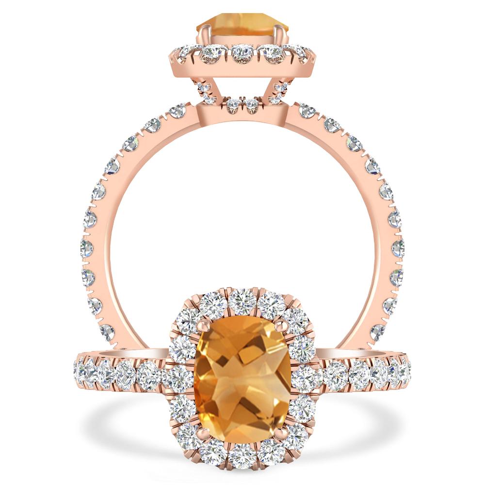 Rose Gold - Citrine