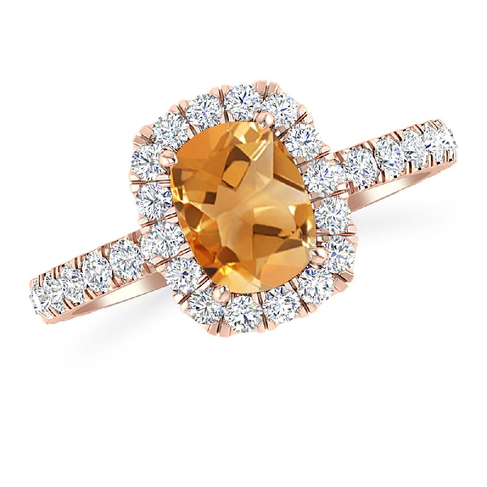 Rose Gold - Citrine