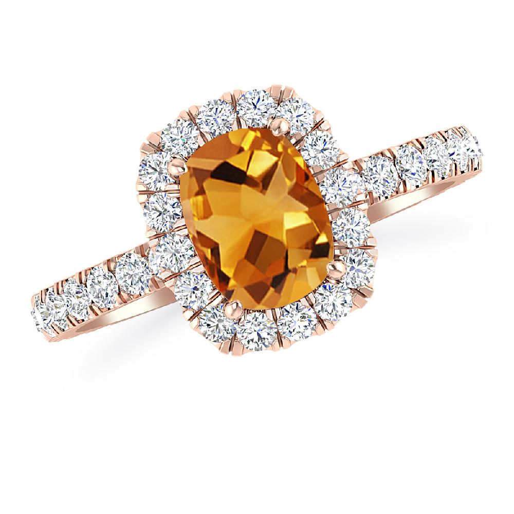 Rose Gold - Citrine