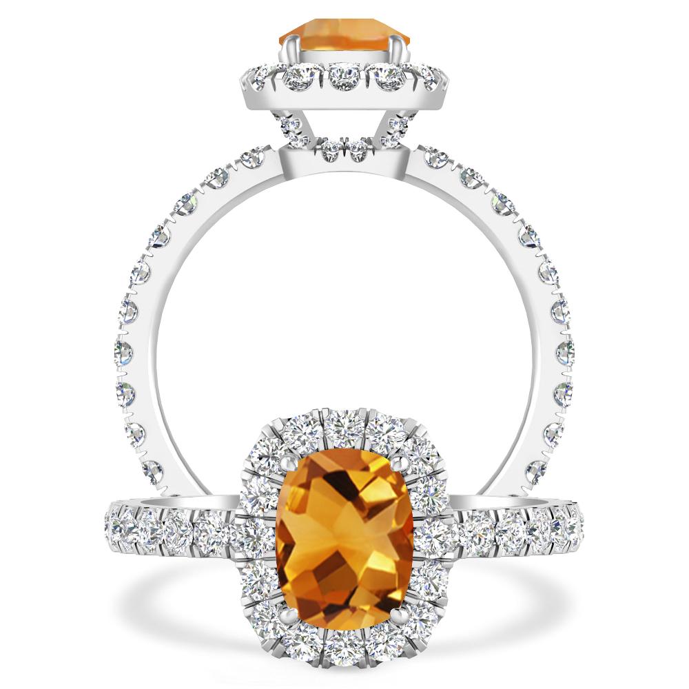 White Gold - Citrine