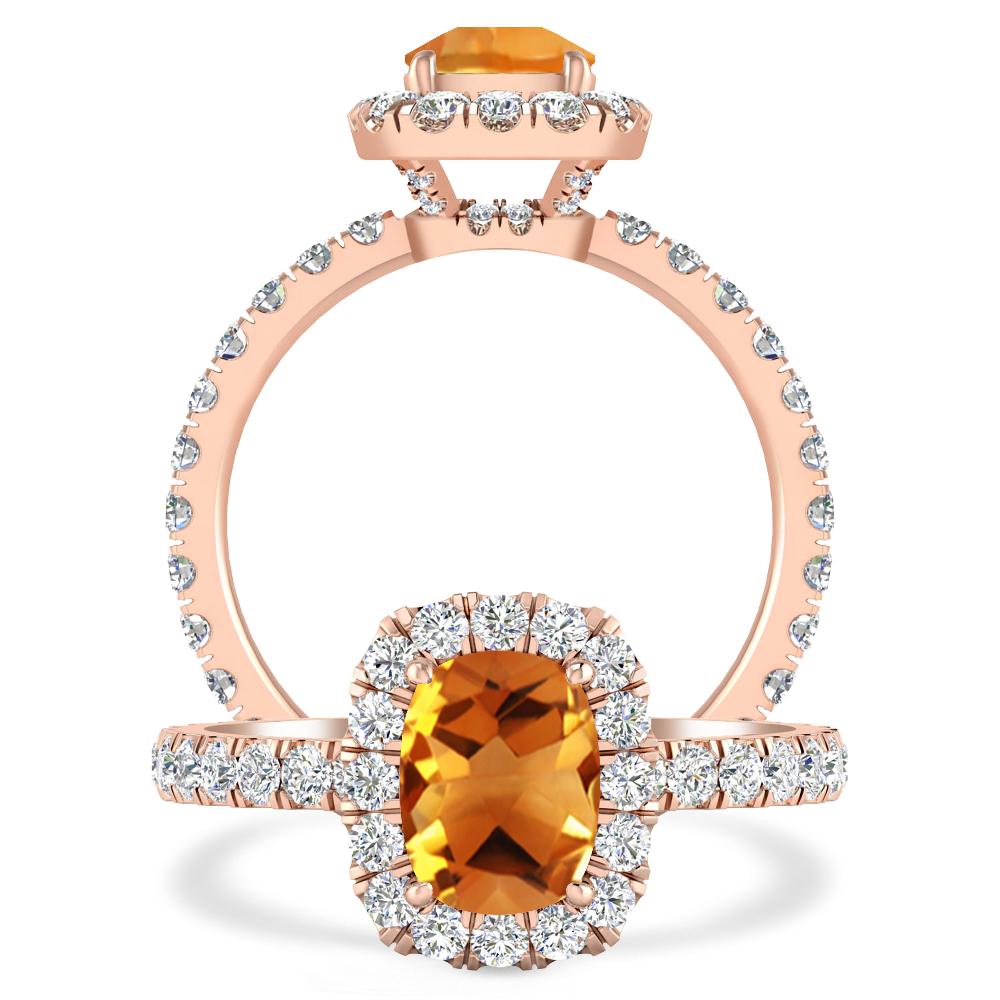 Rose Gold - Citrine