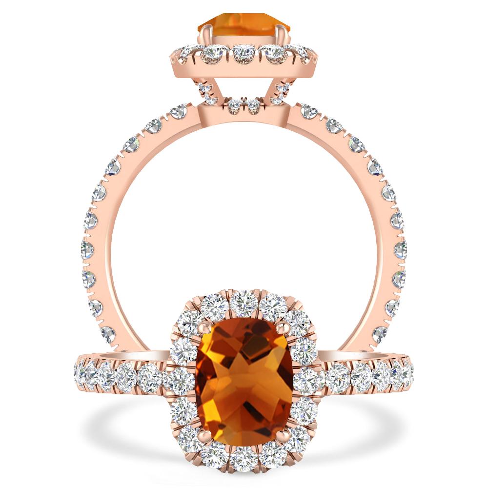 Rose Gold - Citrine