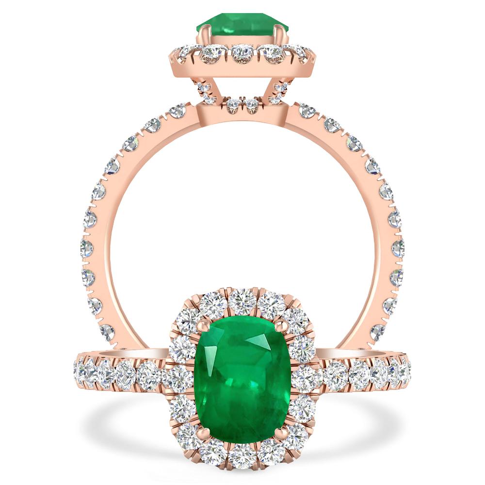 Rose Gold - Emerald