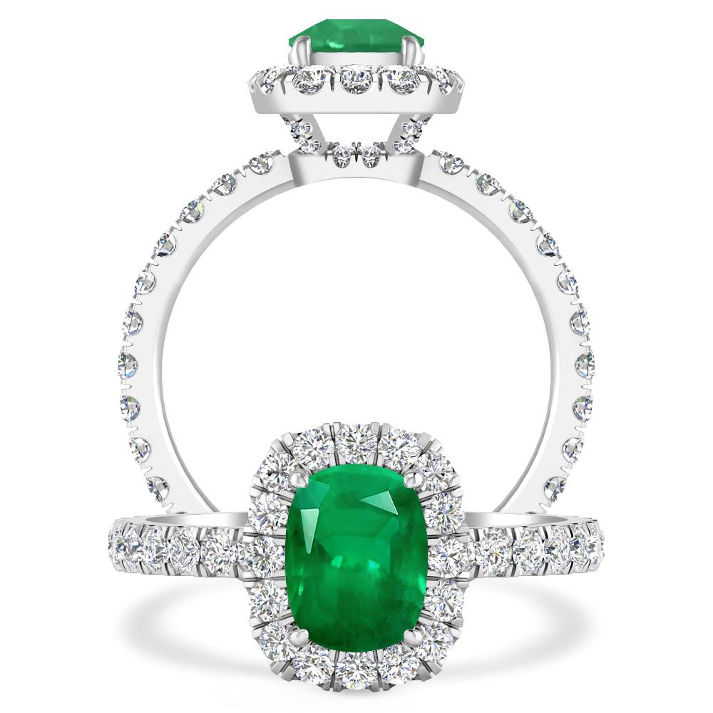 White Gold - Emerald