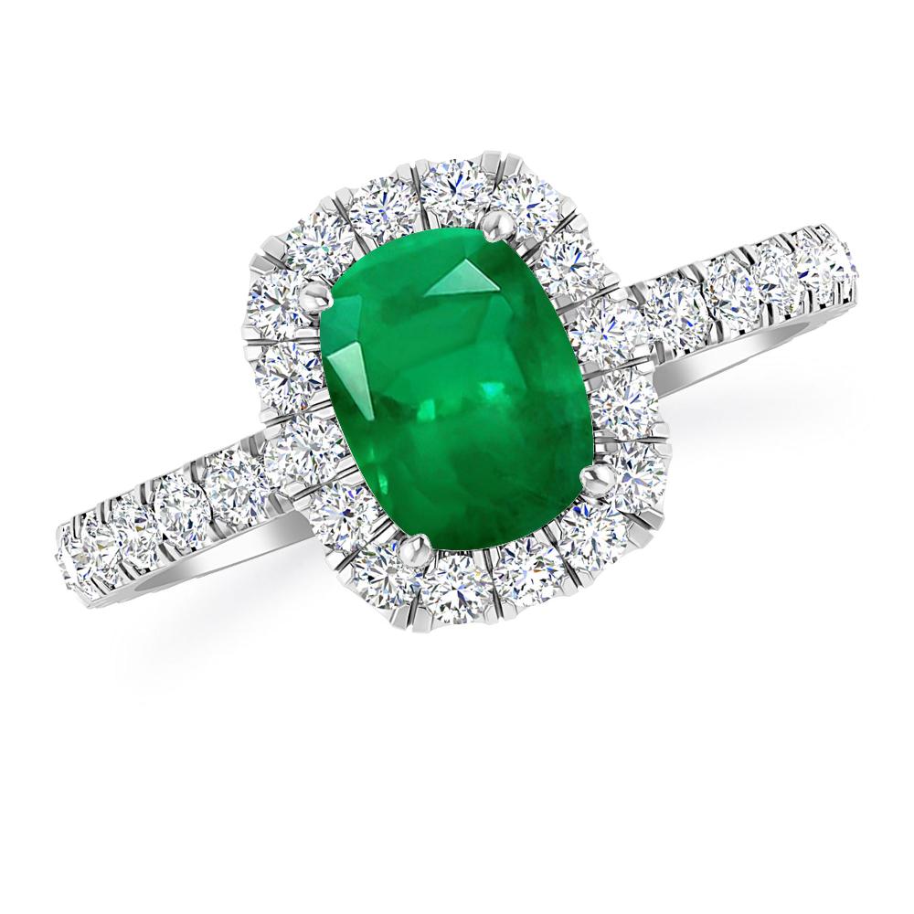 White Gold - Emerald