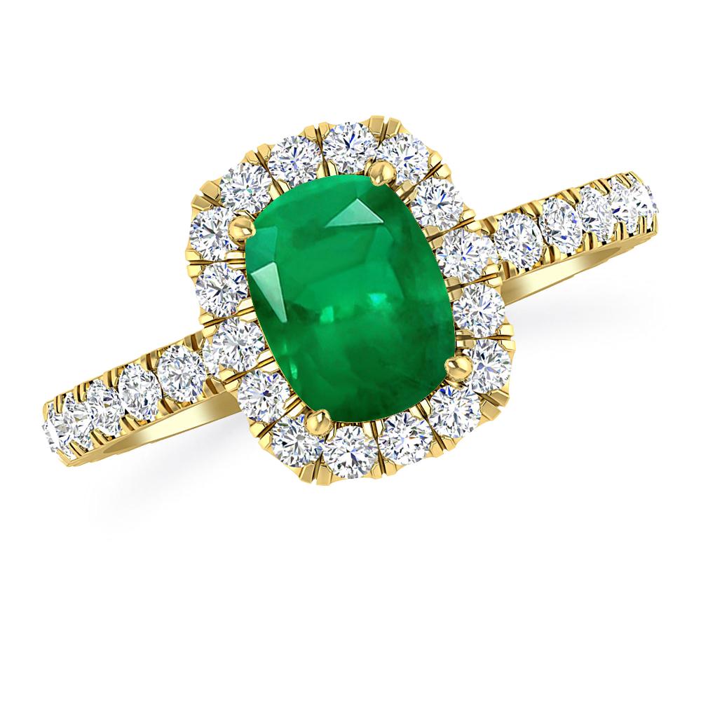 Yellow Gold - Emerald