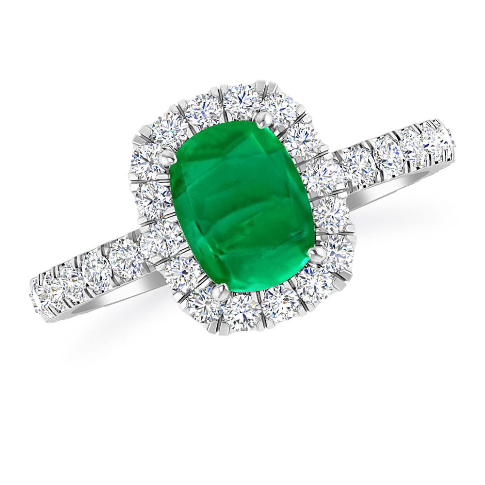 White Gold - Emerald