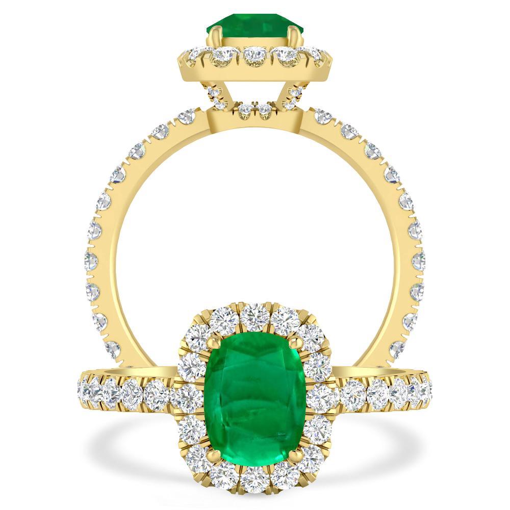 Yellow Gold - Emerald