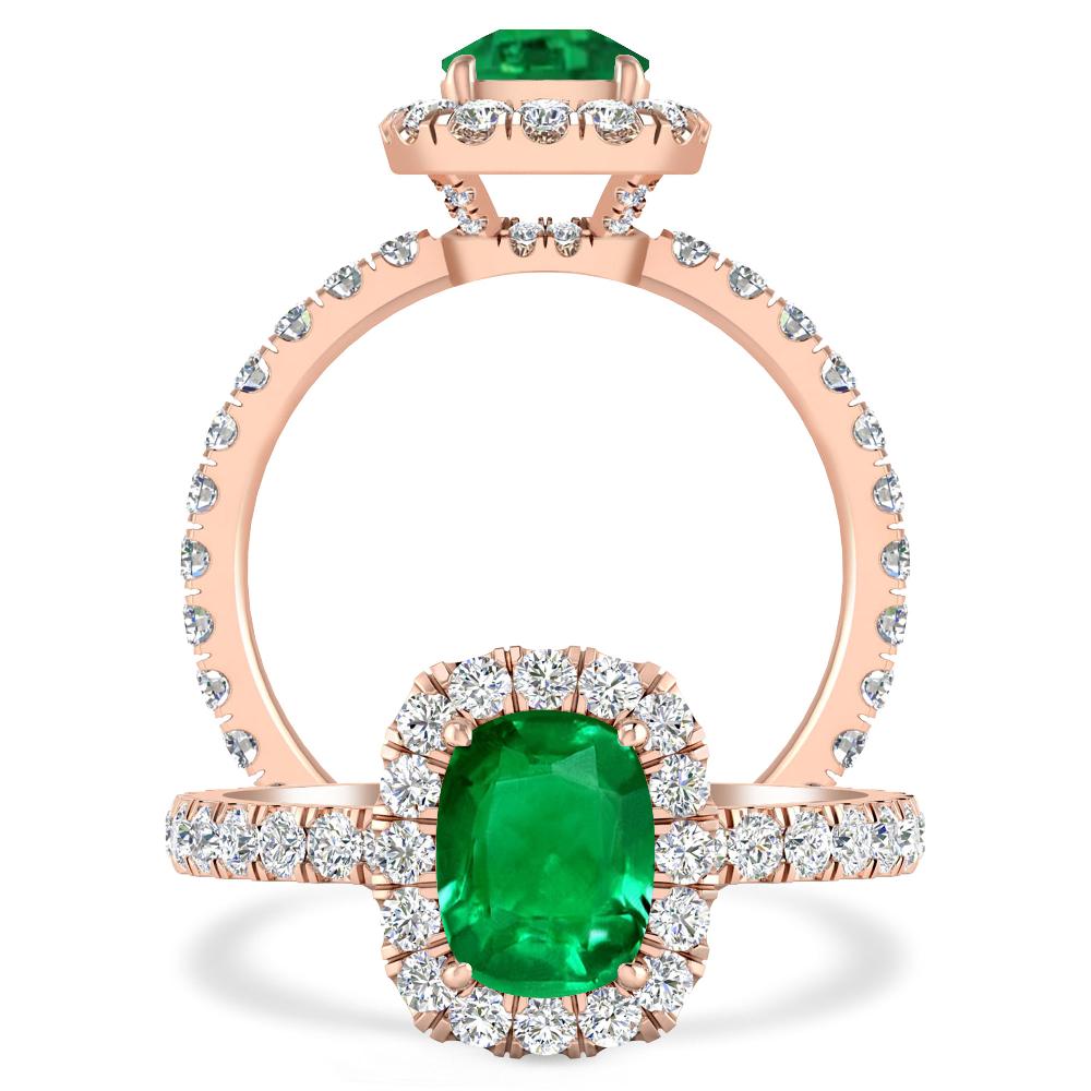 Rose Gold - Emerald