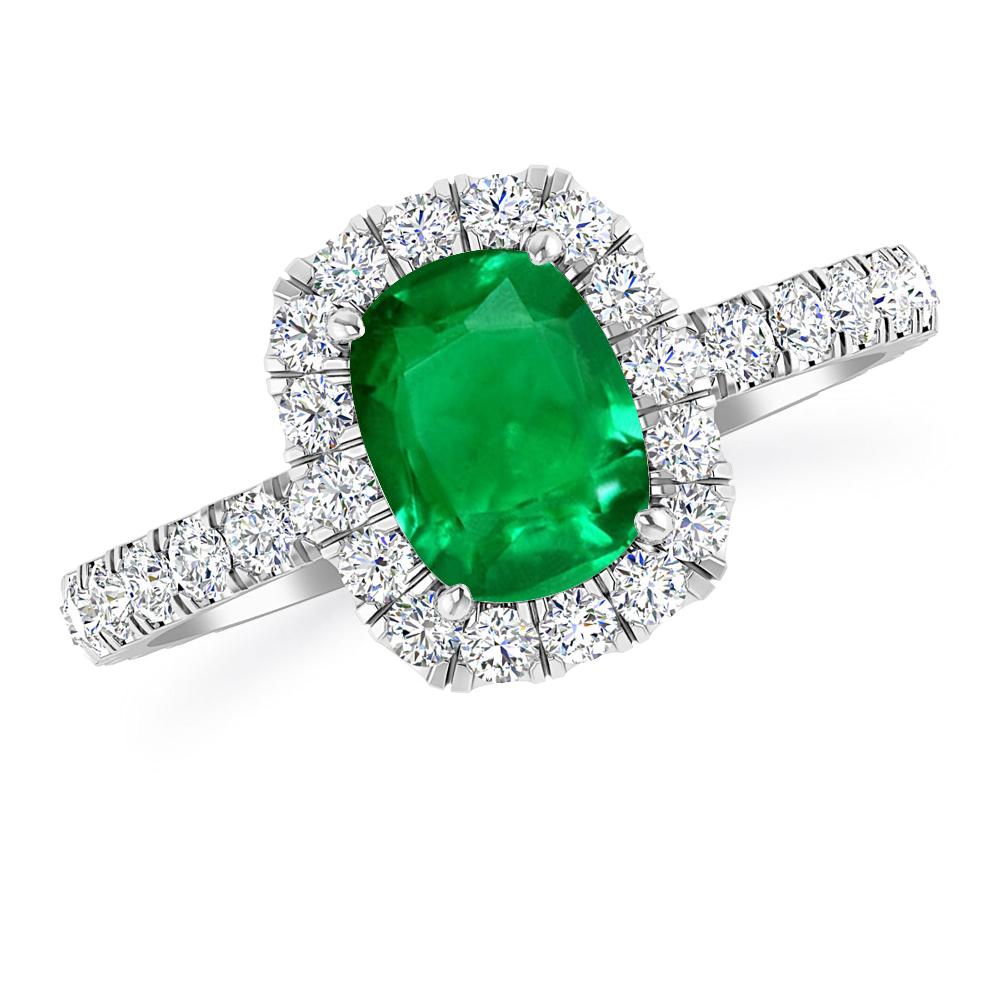 White Gold - Emerald