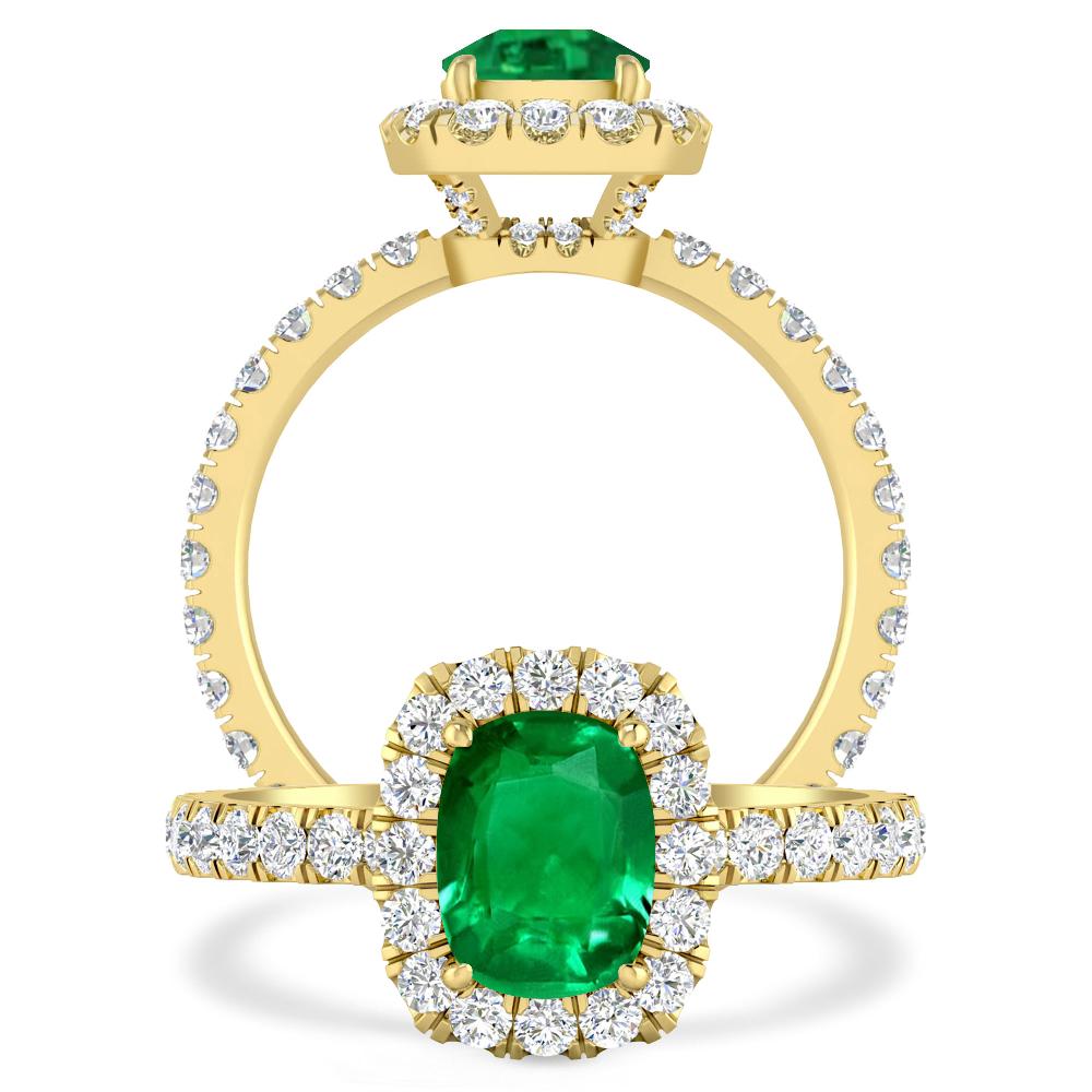 Yellow Gold - Emerald