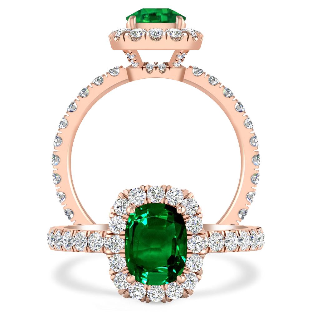 Rose Gold - Emerald