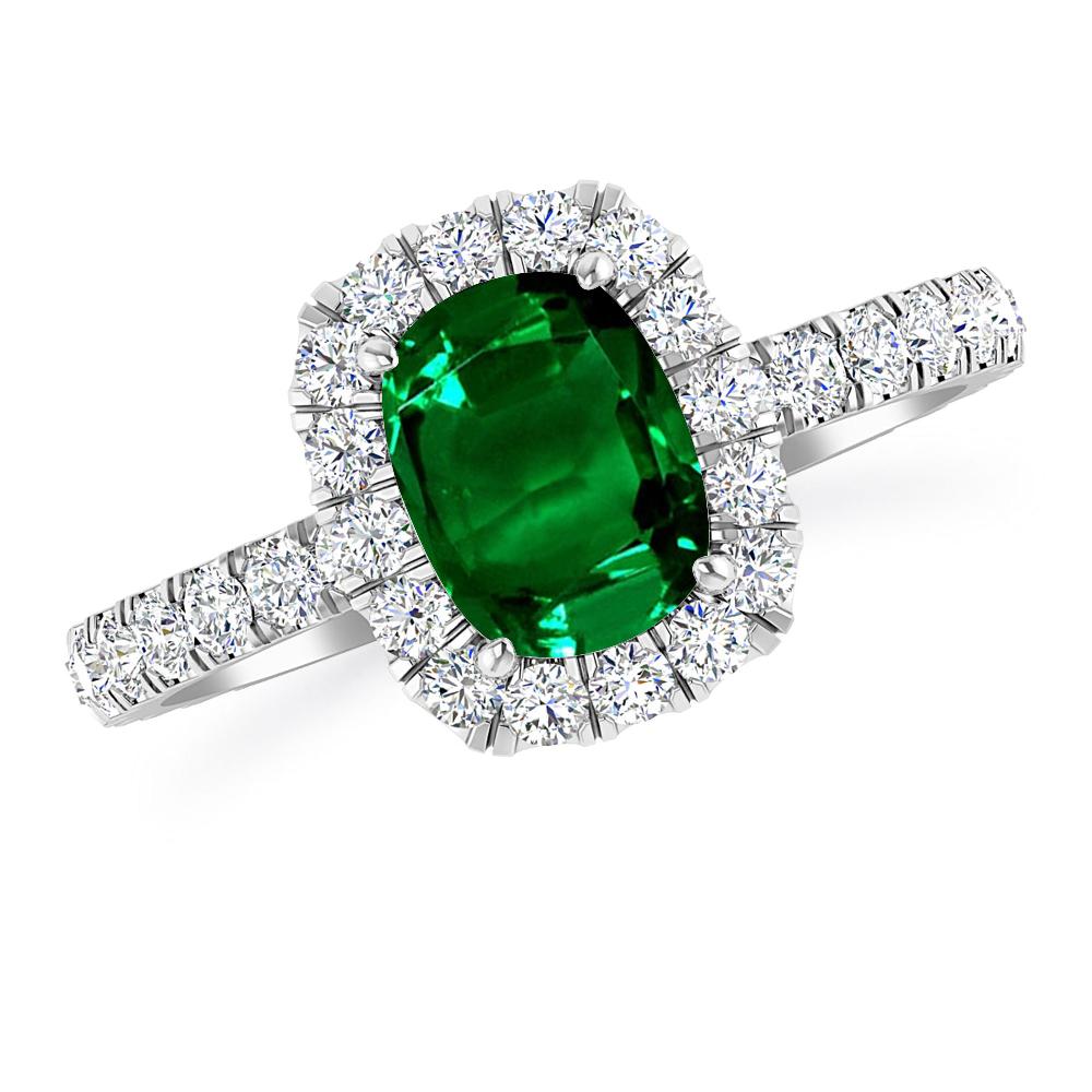 White Gold - Emerald