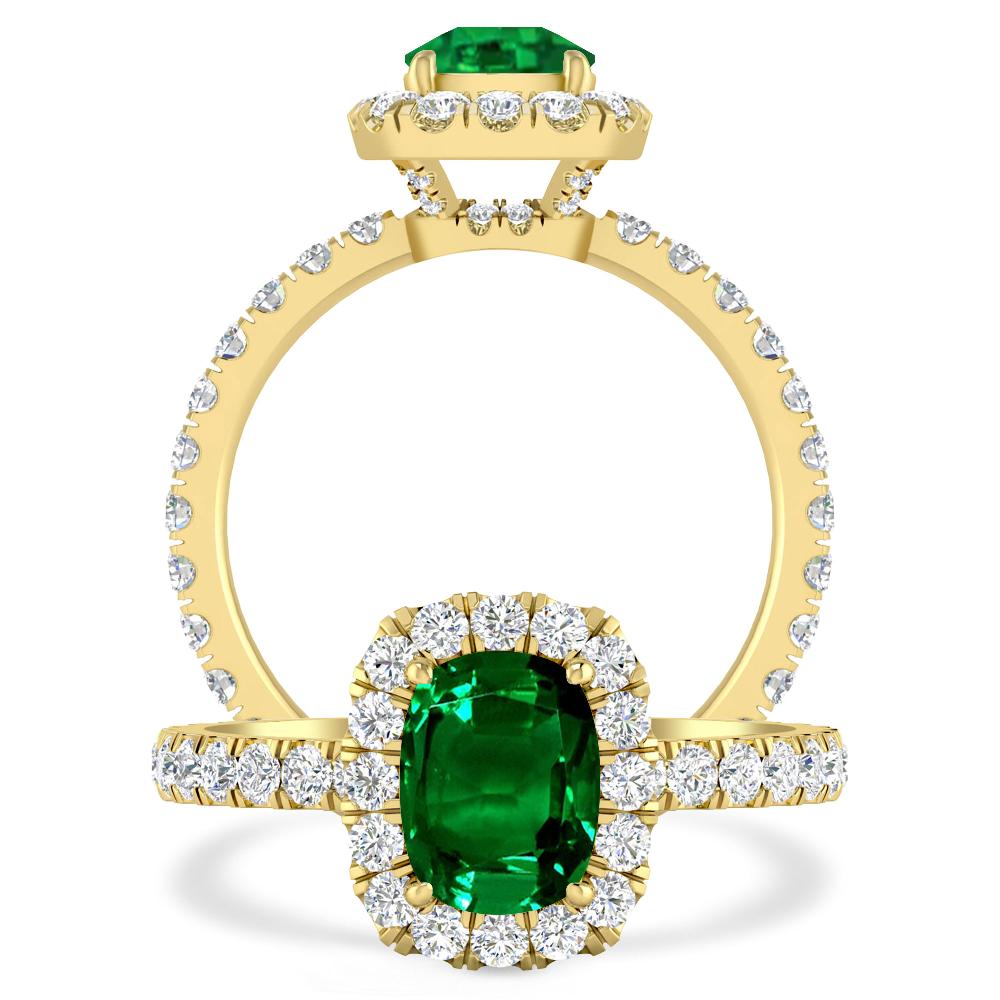 Yellow Gold - Emerald