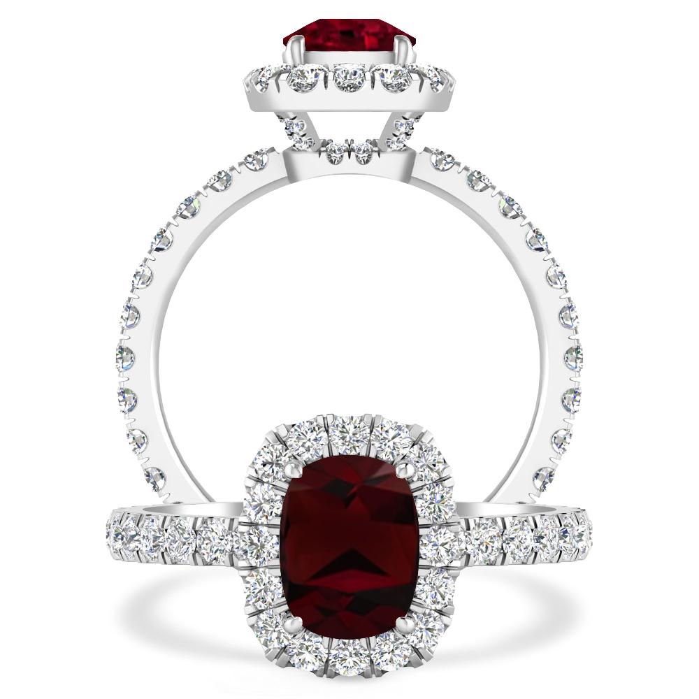 White Gold - Garnet