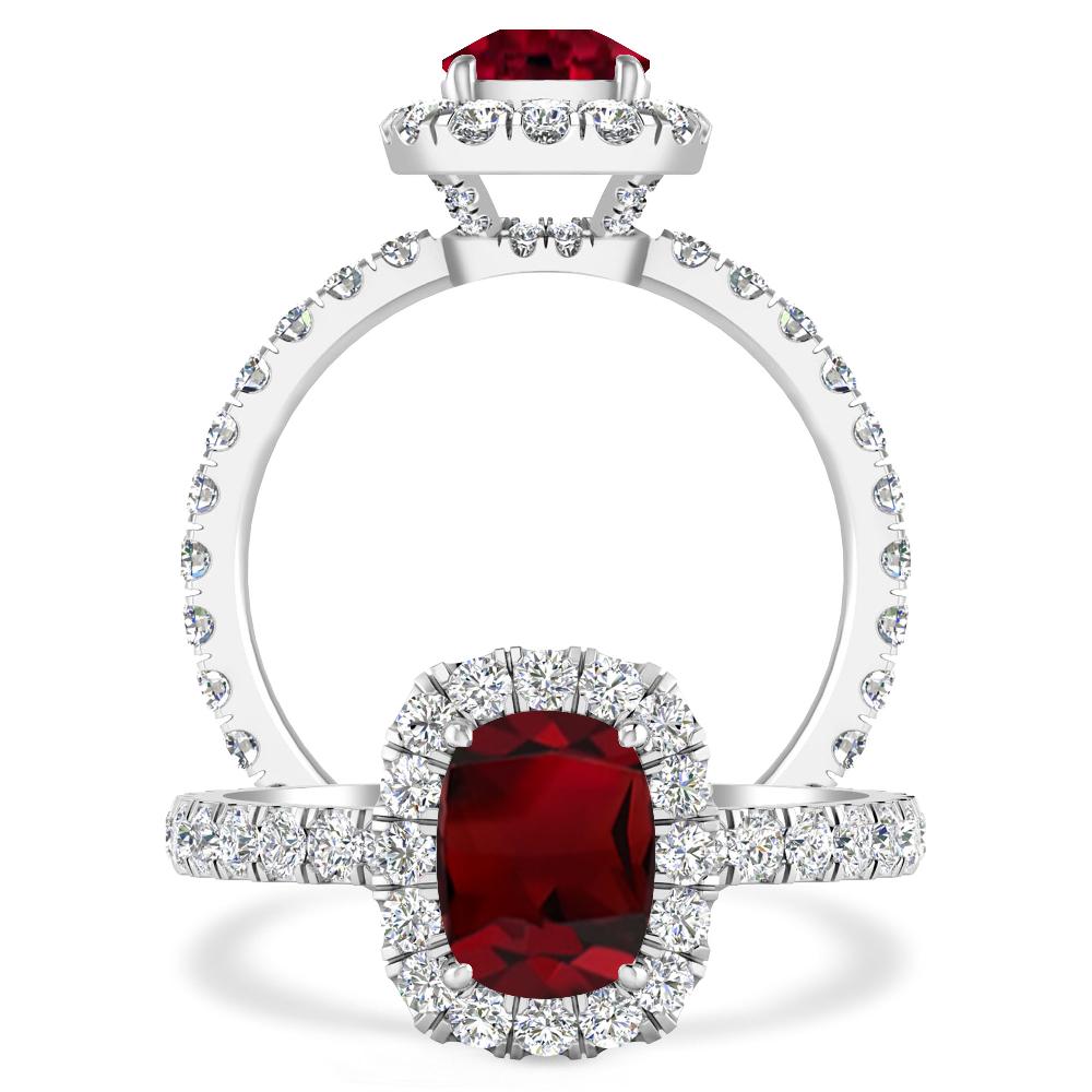 White Gold - Garnet