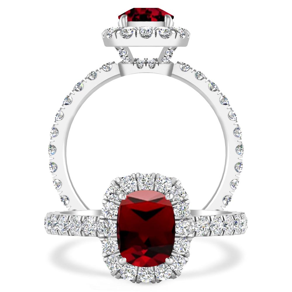 White Gold - Garnet