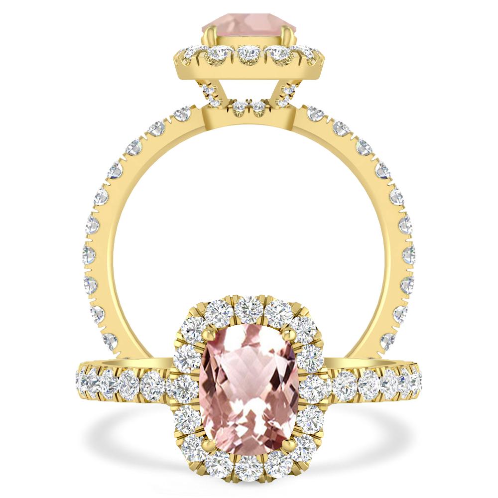 Yellow Gold - Morganite