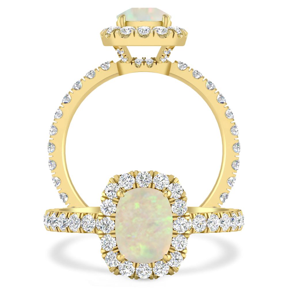 Yellow Gold - Opal