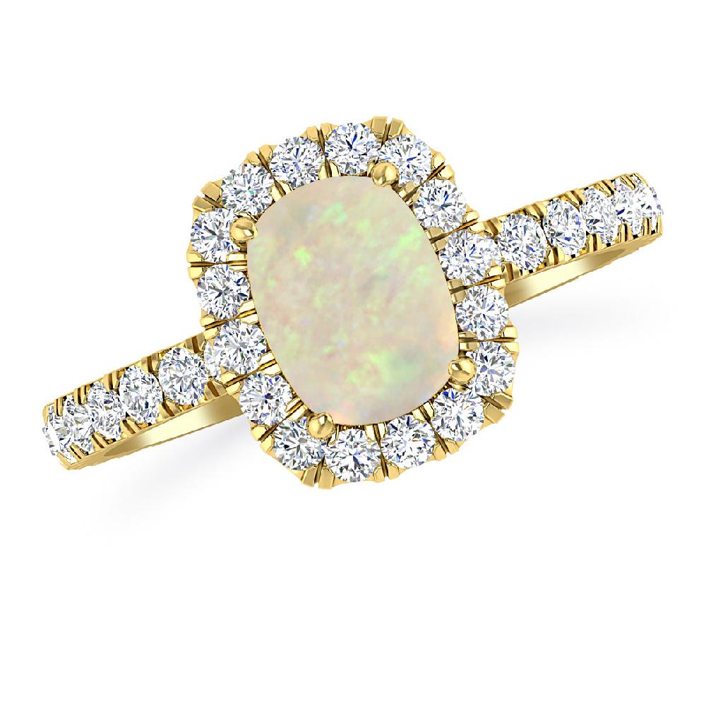 Yellow Gold - Opal