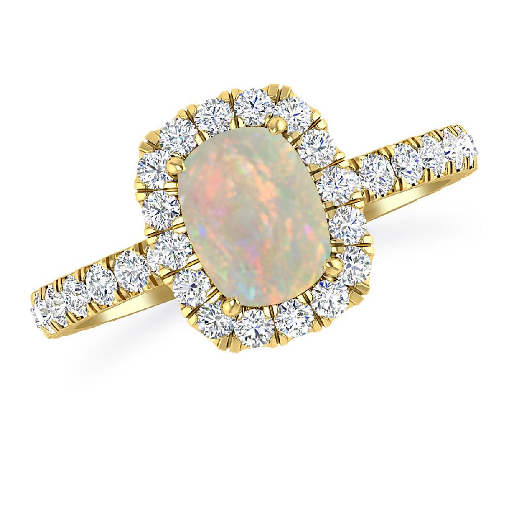 Yellow Gold - Opal