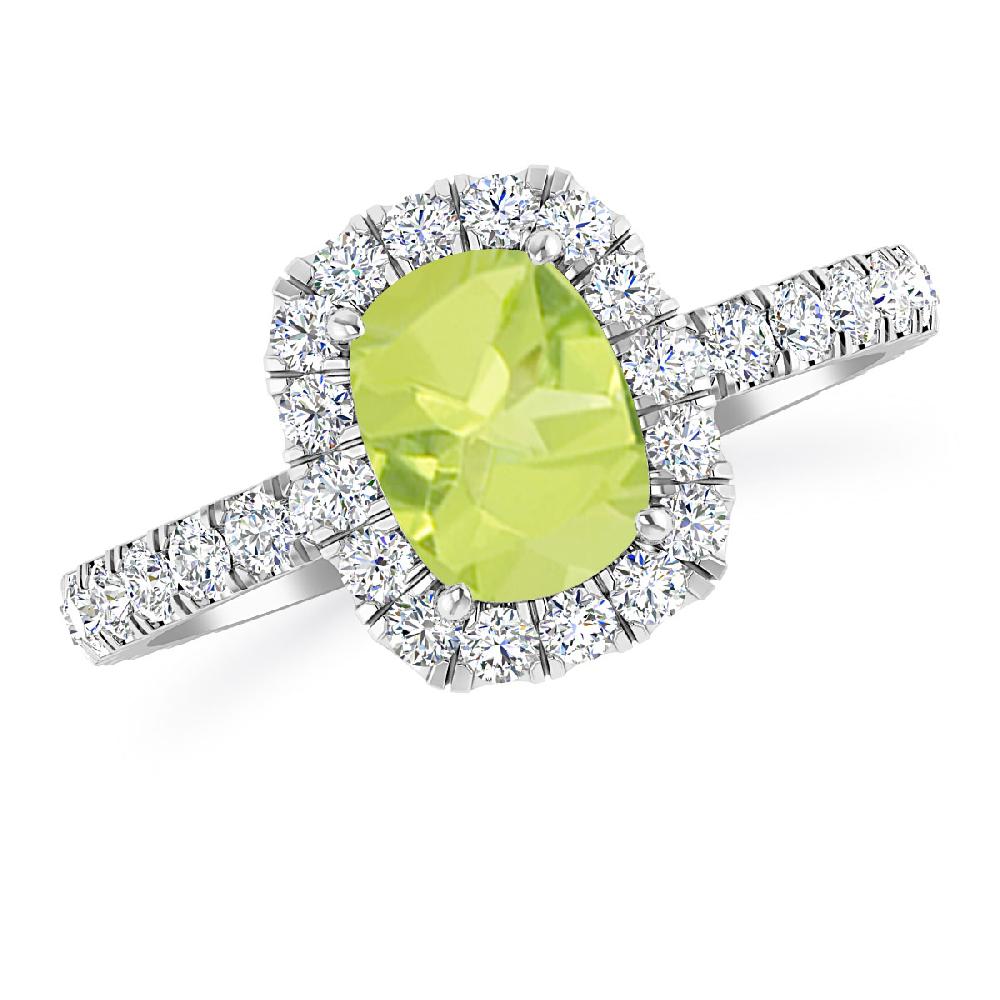 White Gold - Peridot