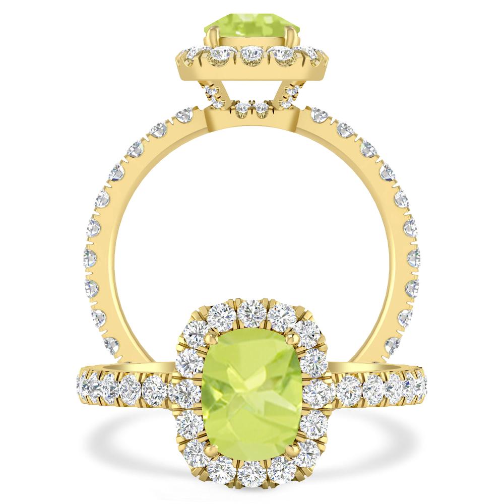 Yellow Gold - Peridot