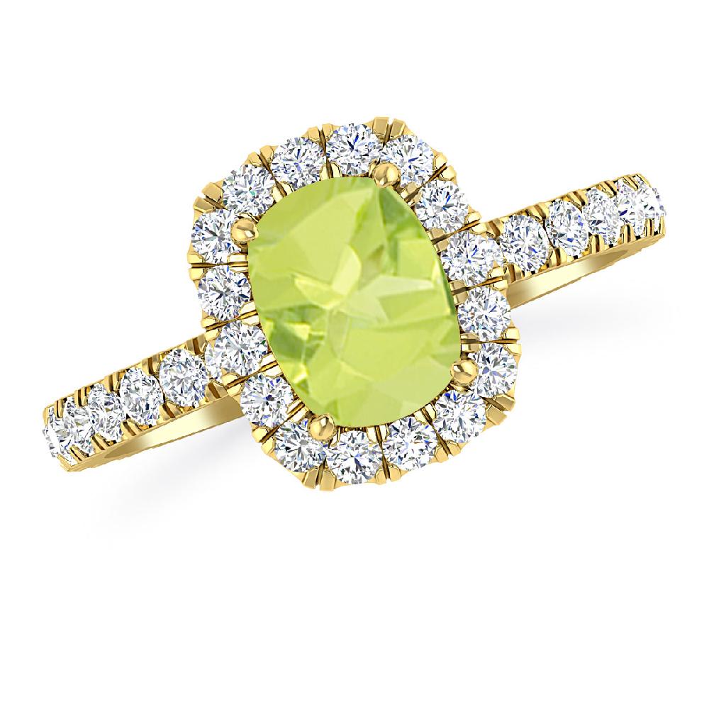 Yellow Gold - Peridot