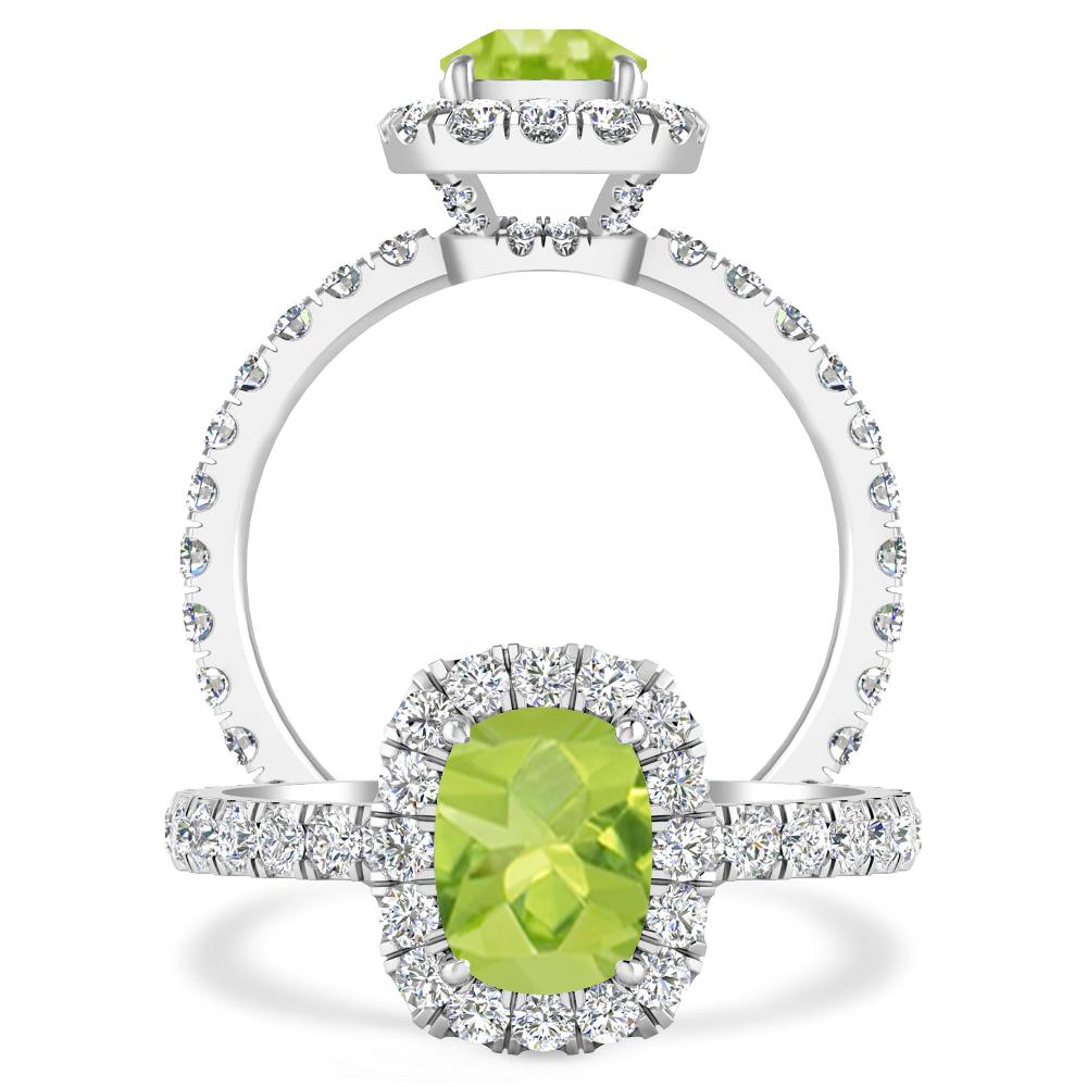 White Gold - Peridot