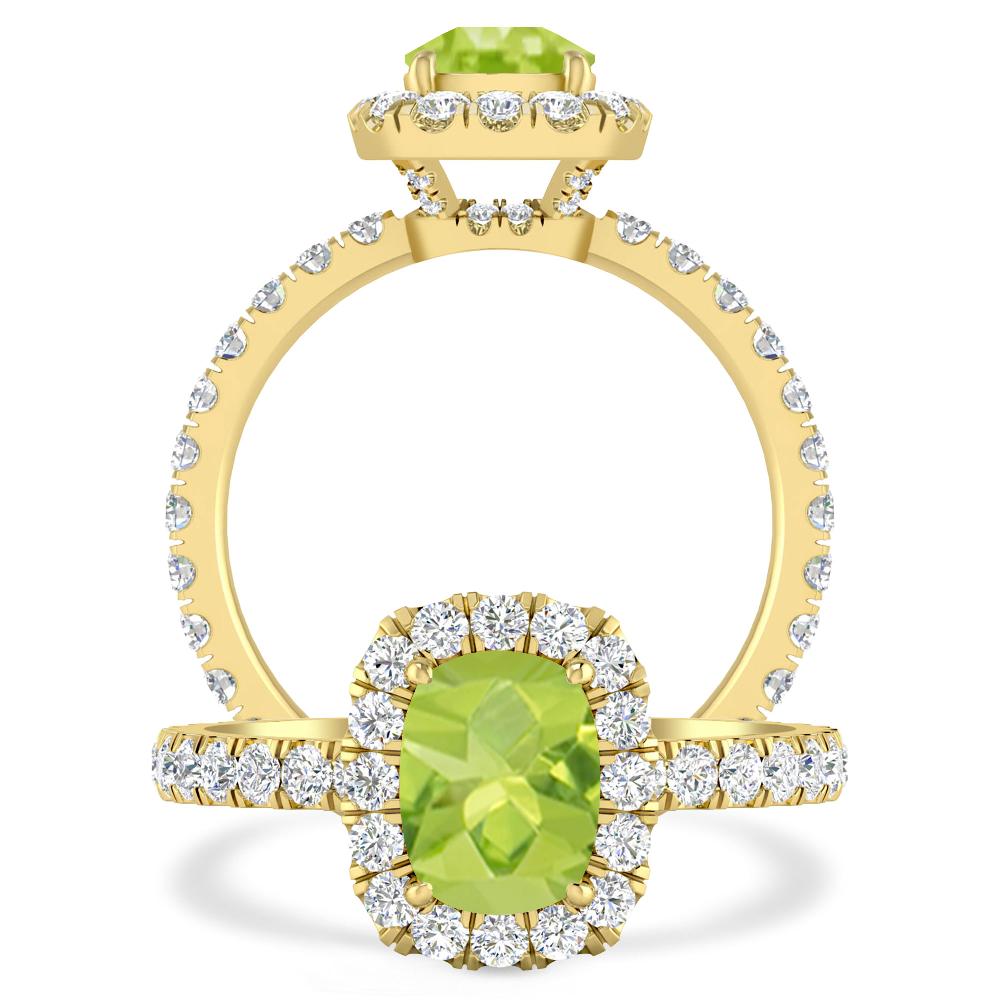 Yellow Gold - Peridot