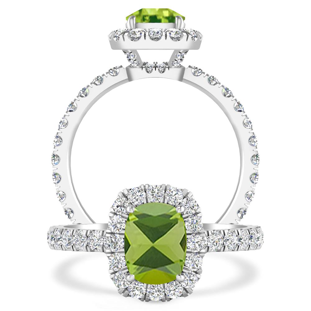 White Gold - Peridot