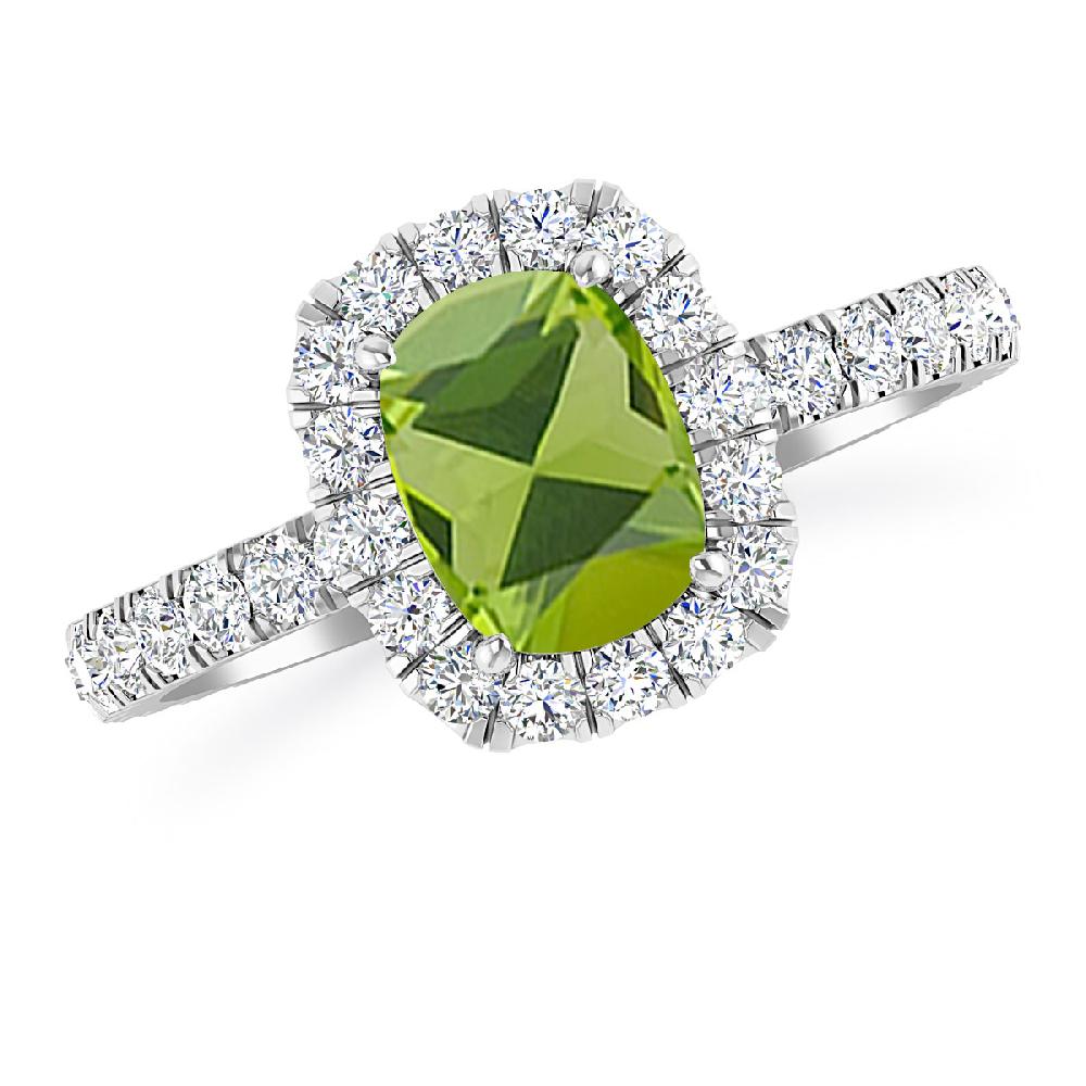 White Gold - Peridot