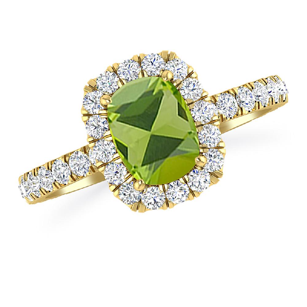 Yellow Gold - Peridot