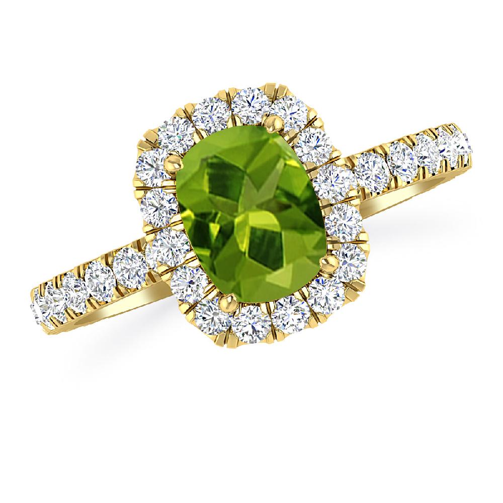 Yellow Gold - Peridot