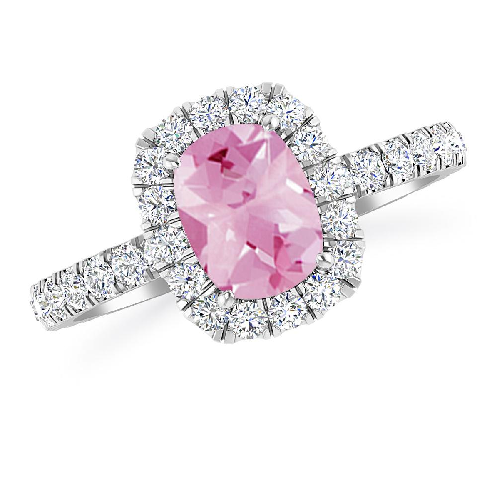 White Gold - Pink Tourmaline