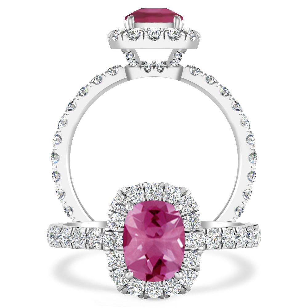 White Gold - Pink Tourmaline