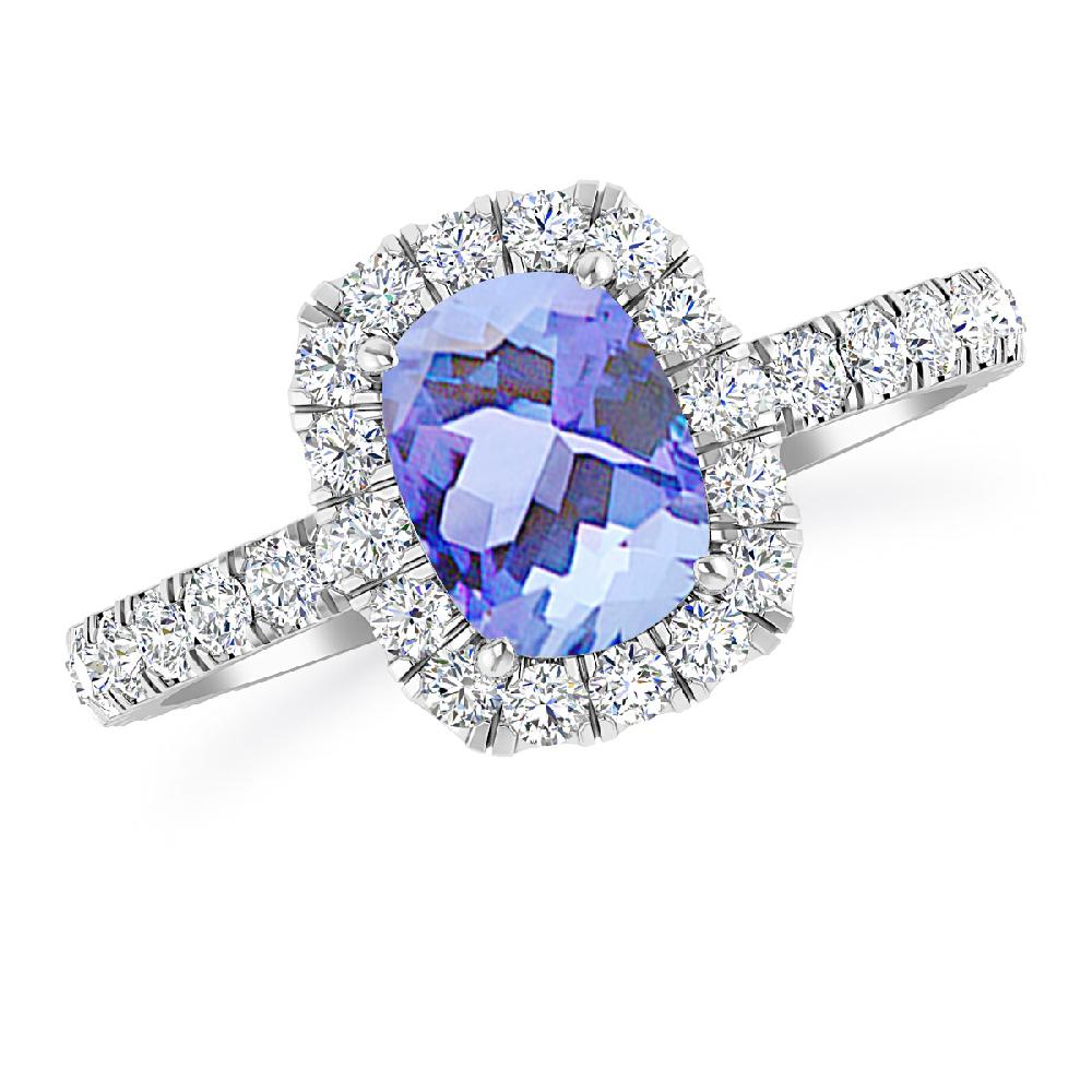 White Gold - Tanzanite