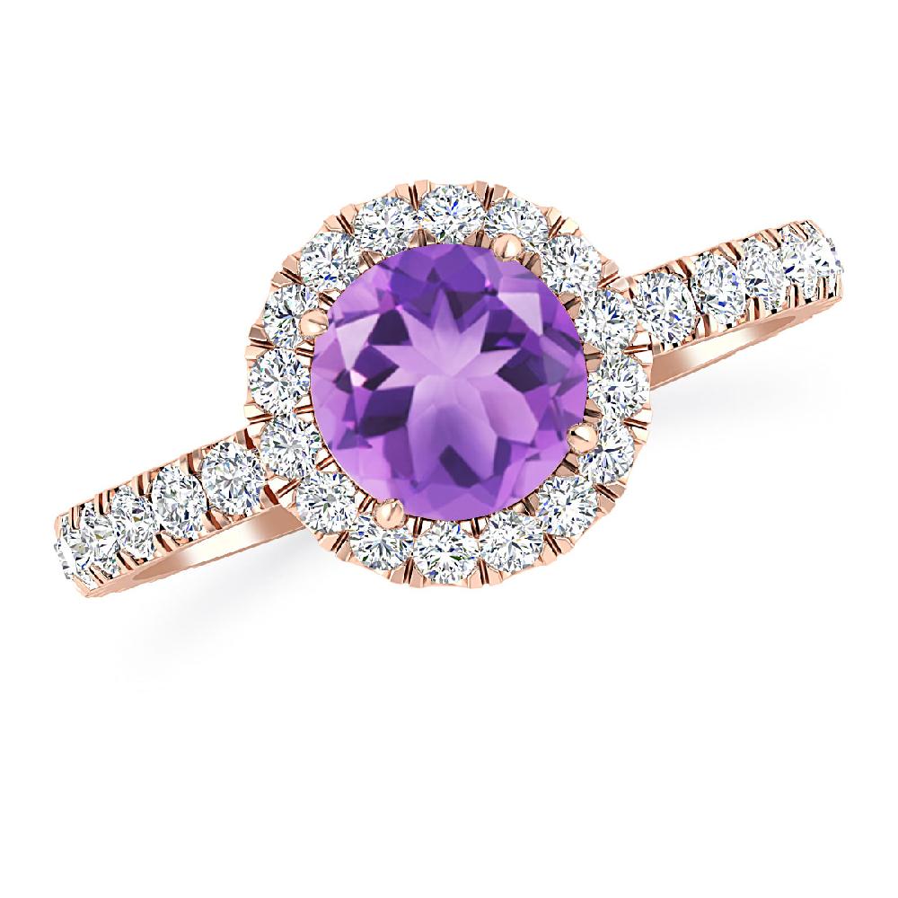 Rose Gold - Amethyst