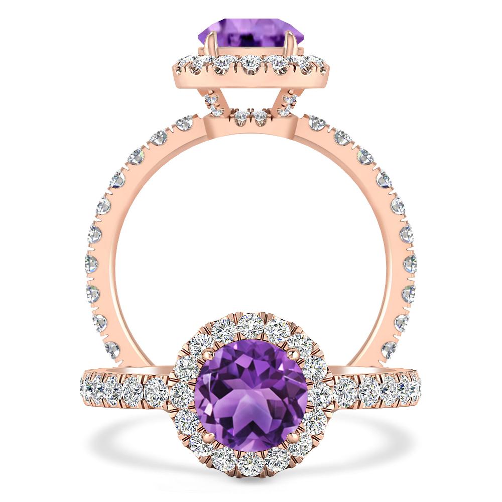 Rose Gold - Amethyst