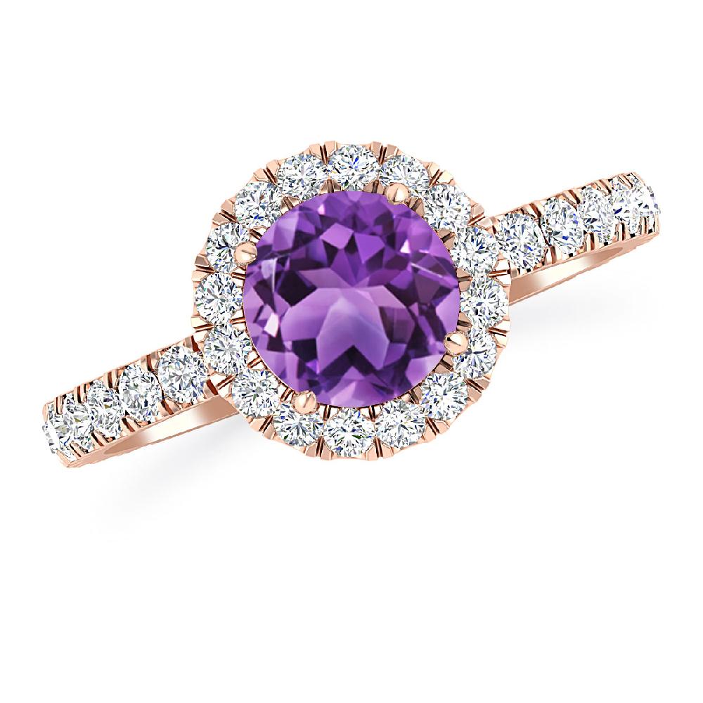 Rose Gold - Amethyst