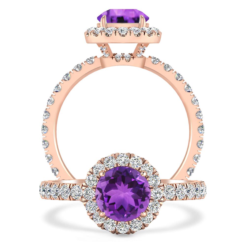 Rose Gold - Amethyst