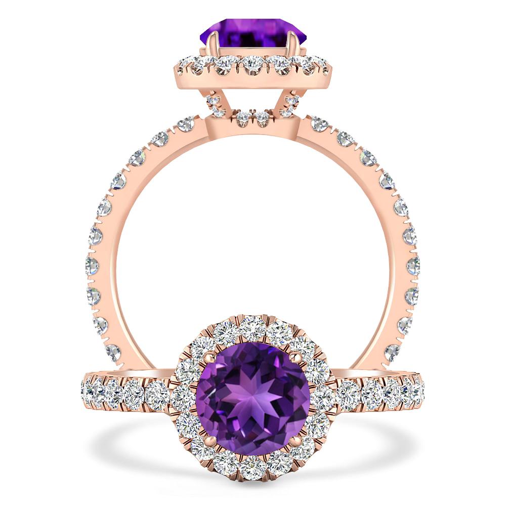 Rose Gold - Amethyst