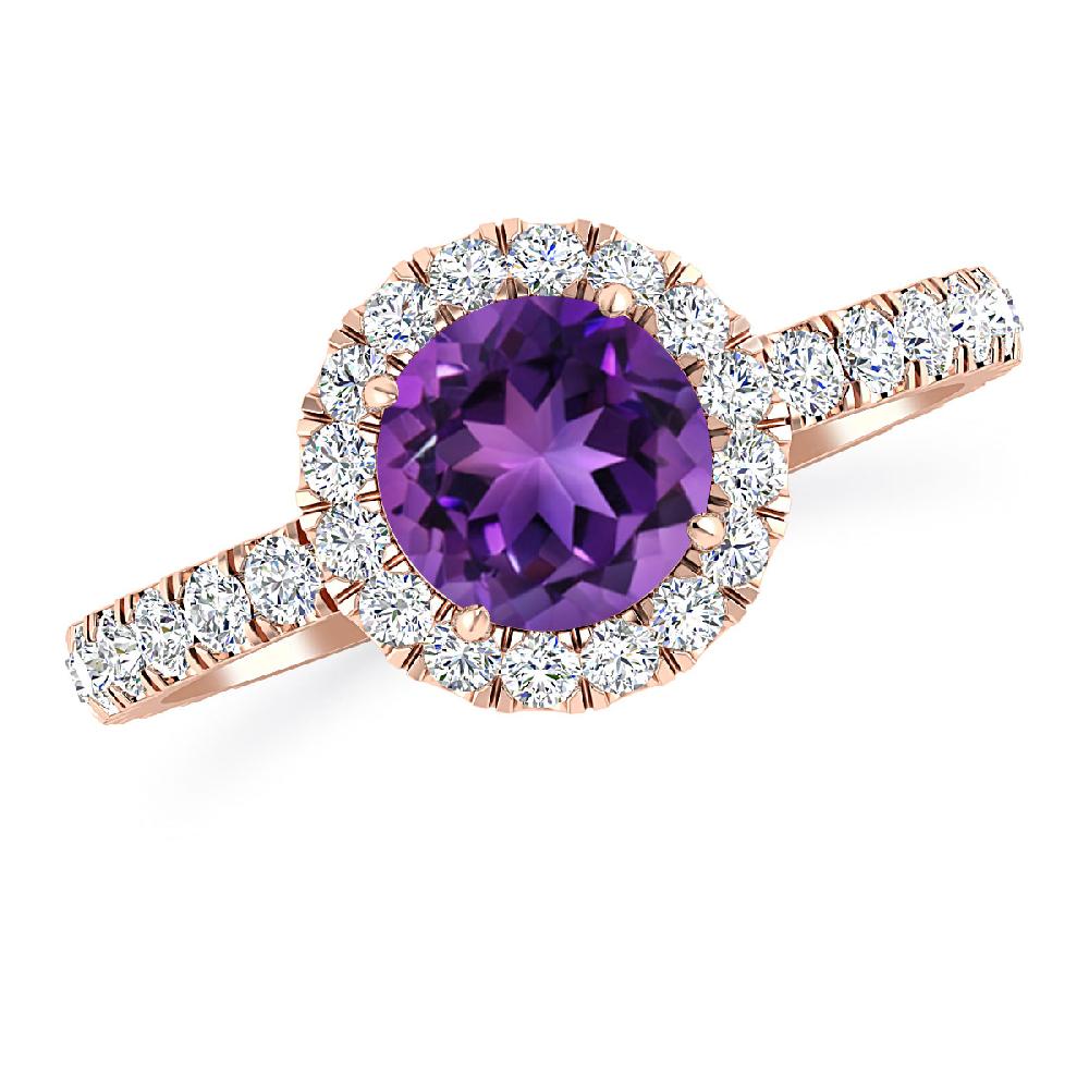 Rose Gold - Amethyst